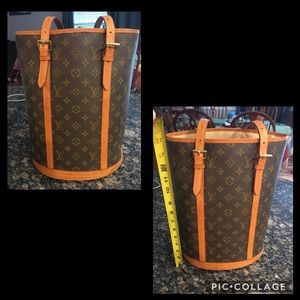 Louis Vuitton Bucket Bag Classic Monogram